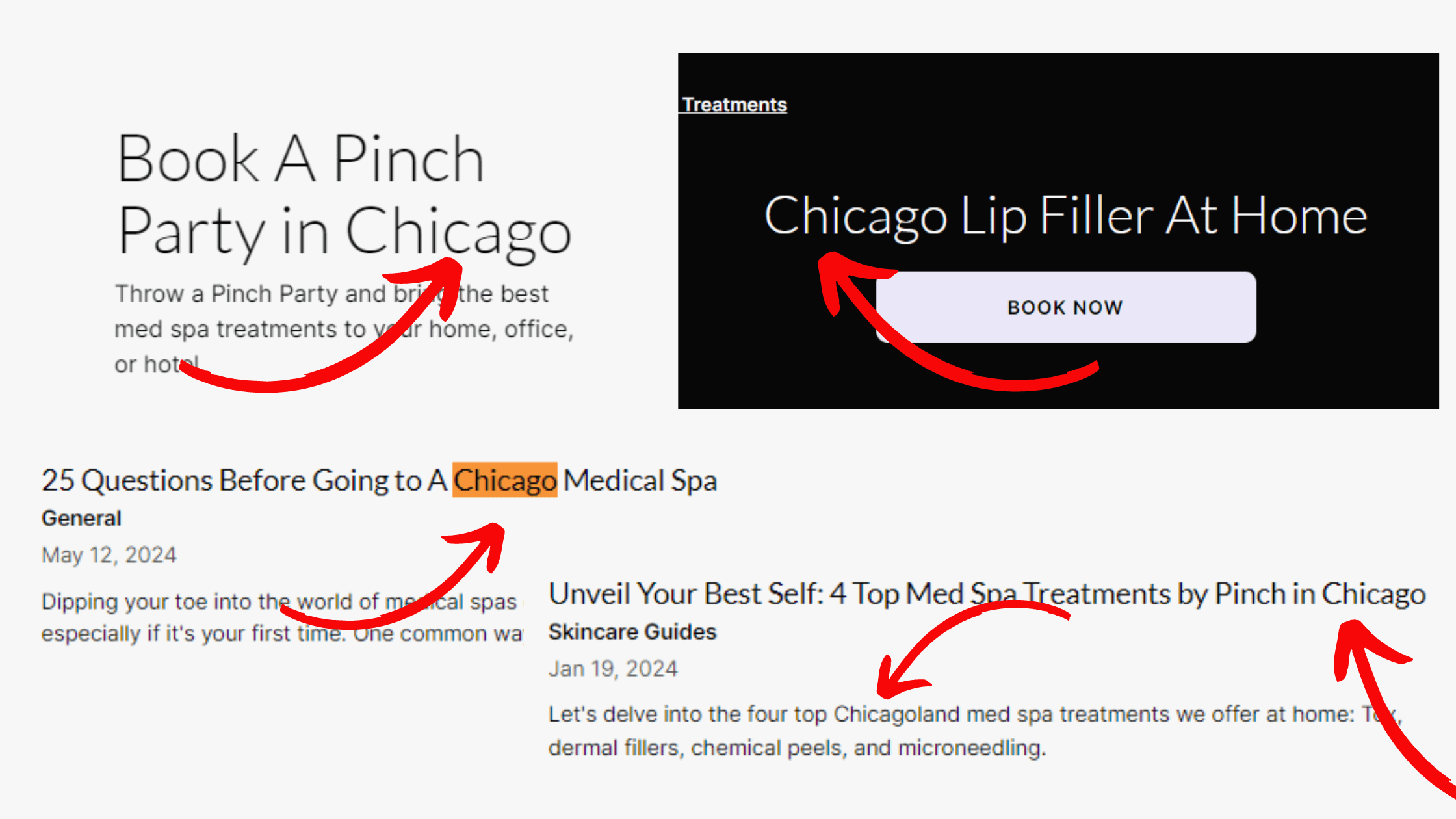 Pinch Chicago Keyword -  