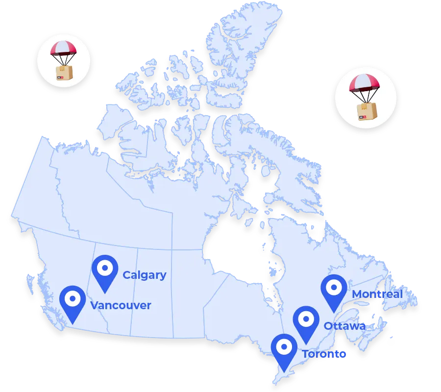 Best cities to dropship in Canada