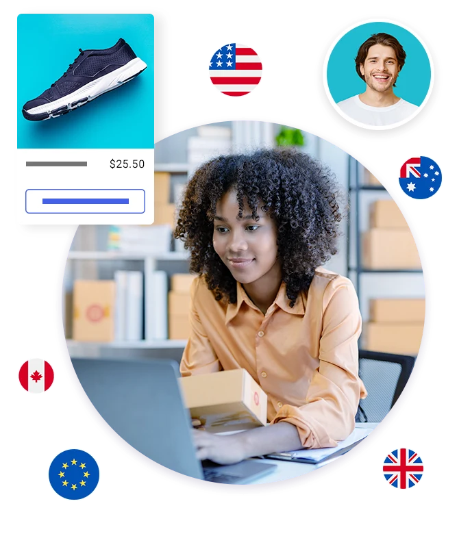 Global Dropshipping in the EU, UK, US, CAN or AUS with AppScenic