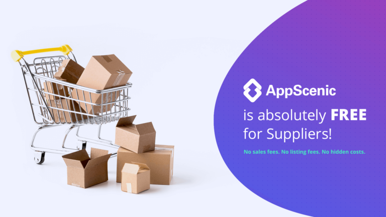 AppScenic is free for suppliers