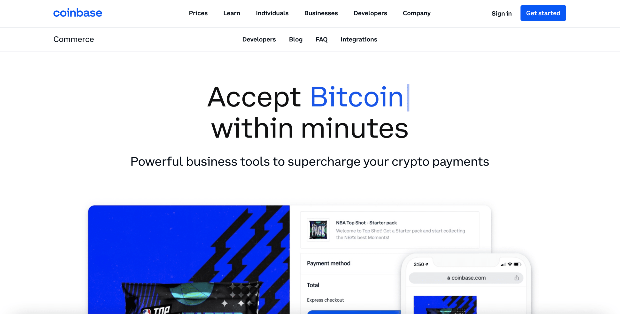 Coinbase Commerce - best payment gateway for dropshipping