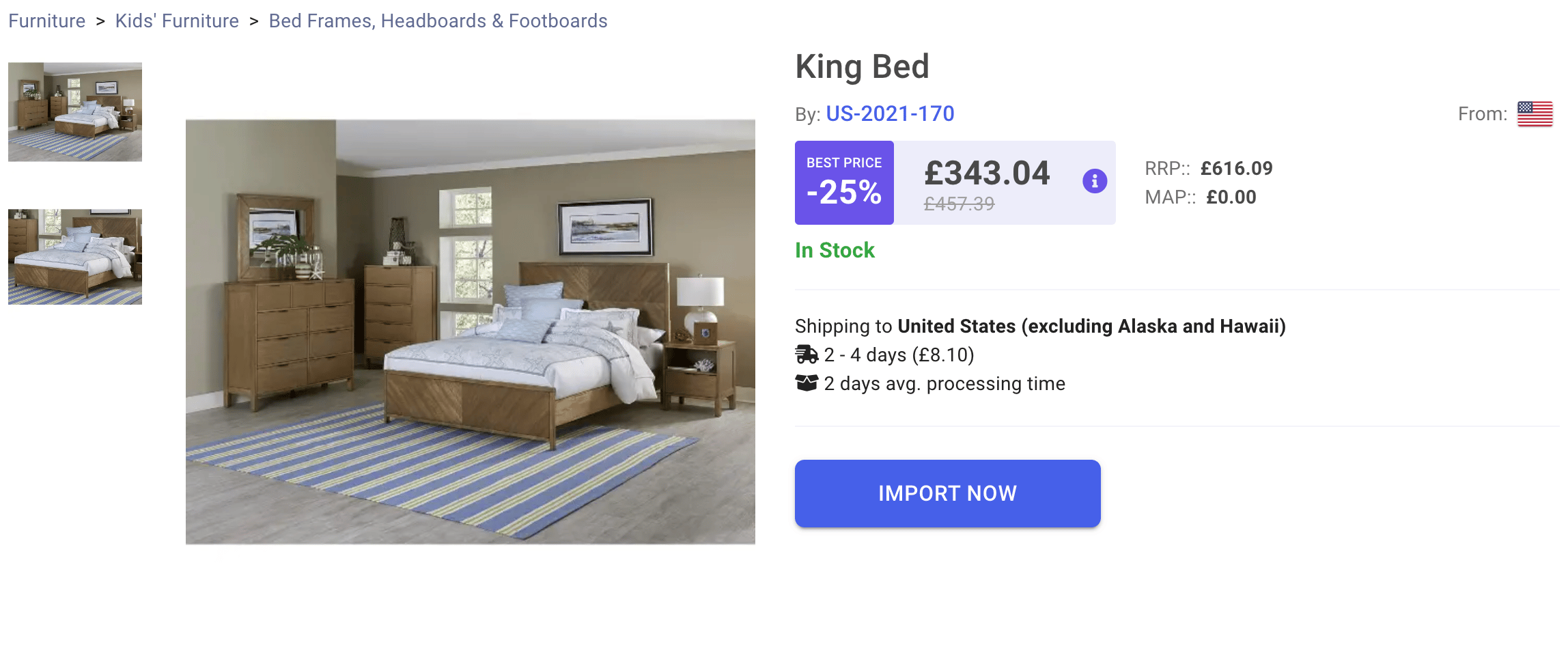 Dropship king beds -  