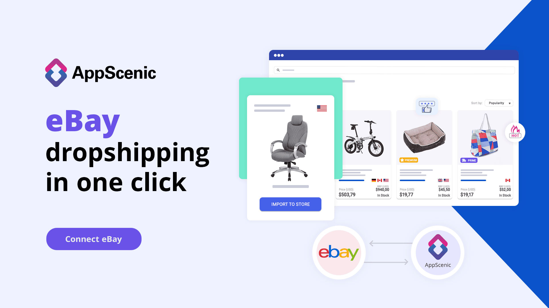 eBay dropshipping with AppScenic -  