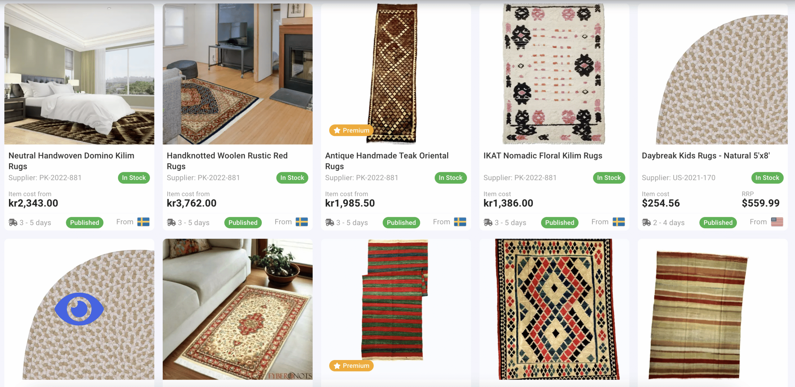 Textile and rugs on AppScenic -  